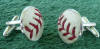 Baseball Cufflinks - Cuff Links Made From a Real Baseball